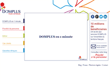 Tablet Screenshot of domplus.fr